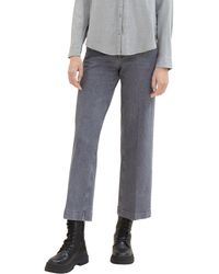 Tom Tailor - High Waist Culotte Jeans mit weitem Bein - Lyst