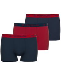 Tom Tailor - , Hip Pants, Cotton Stretch, 3er Pack, red, XL - Lyst