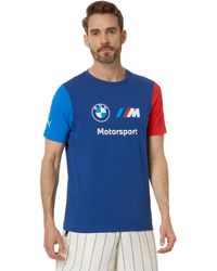 PUMA - BMW M Motorsport Essentials Logo Tee T-Shirt - Lyst
