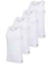 adidas - Lot de 4 débardeurs en coton pour homme - Lyst