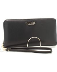 Guess - Laurel Slg Cheque Organizer Black - Lyst