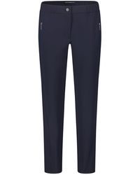 Betty Barclay - Stretch-Hose mit elastischem Bund dunkelblau,44 - Lyst
