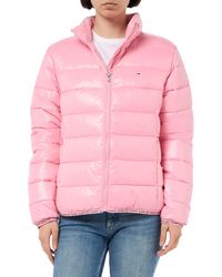 Tommy Hilfiger - 's Essential Tape High Shine Puffer Jacket - Lyst