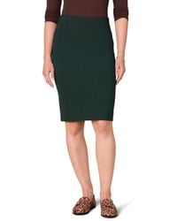 Amazon Essentials - Figurbetonter Bleistiftrock in Überknielänge aus Ponte zum Hineinschlüpfen - Lyst