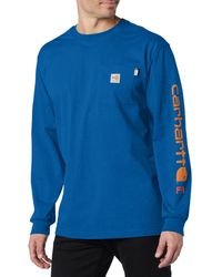 Carhartt - Flame Resistant Force Loose Fit Lightweight Long-sleeve Logo Graphic T-shirt - Lyst