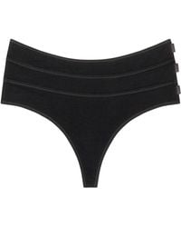 Calvin Klein - Pack de 3 Braguitas Tipo Tanga para Mujer Ideal Cotton - Lyst