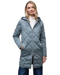 Winterjacke Amazon Street One Mantel Grau Mit Kapuze Street One