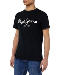 Pepe Jeans - Originele Stretch N T-shirt Voor - Lyst