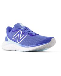 New Balance - S Fresh Foam Arishi V4 Running Shoes Blue/white 6 - Lyst