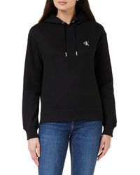 Calvin Klein - Sweatshirt Ck Embroidery mit Kapuze - Lyst