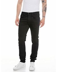 Replay - M914Y Anbass Hyperflex Recycled Jeans - Lyst
