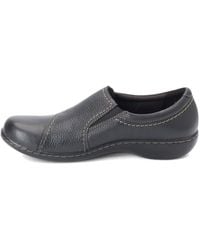 Clarks - Ashland Effie Black Leather 9 C - Wide - Lyst