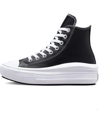 Converse - Chuck Taylor All Star Move Platform Foundational Leather Sneaker - Lyst