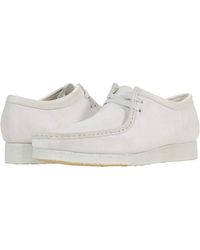 Clarks - Wallabee White Chalky Suede 13 D - Lyst