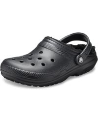 Crocs™ - And Classic Lined Clog Black/black - Lyst