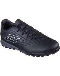 Skechers - S Razor Gold Astro Turf Football Boot Black/silver 6 - Lyst