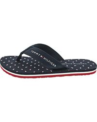 Chanclas de dedo y de pala Tommy Hilfiger de mujer: hasta el 40 % de  descuento | Lyst