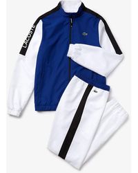 ensemble lacoste bleu blanc
