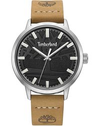 Timberland - Goffstown Analoog Bruin Lederen Band 3atm Horloge - Lyst