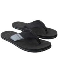 Rip Curl - Flipflop Oxford Bloom Open Toe Black Grey Eu45 Uk10 - Lyst
