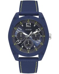 Guess - Reloj Analógico para Hombre de Cuarzo con Correa en Silicone W1256G3 - Lyst