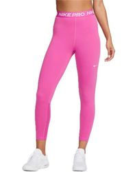 Nike - Ladies Pro 365 7/8-tights Pink Xs - Lyst