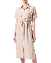Vero Moda - Vmiris S/S Shirt Calf Dress Wvn Ga Noos Keid - Lyst