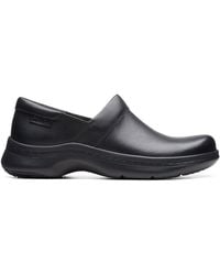 Clarks - Pro Gem Leather Shoes In Black Size 8 - Lyst