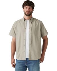 Levi's - Uomo Authentic Hemd mit kurzen Ärmeln Colby Vintage Khaki Garment Dye Khaki XL - Lyst