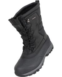 Mountain Warehouse Mountain Warehouse Scope Mens Sporty Padded Boots Waterproof IsoDry Winter Shoes 