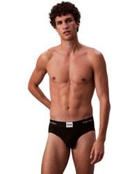 Calvin Klein - 3er Pack Unterhosen Hip Briefs Unterwäsche - Lyst
