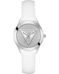 Guess - Orologio Analogico al Quarzo Donna con Cinturino in Pelle GW0745L3 - Lyst