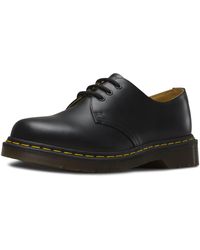 Dr. Martens - , 1461 3-eye Leather Oxford Shoe For And , Black Smooth, 7 Us /6 Us - Lyst