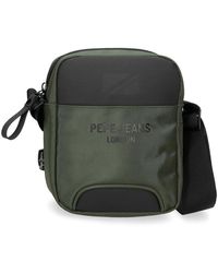 Pepe Jeans - Bromley Shoulder Bag Small Green 15x19.5x6 Cm Polyester - Lyst