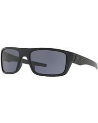 Oakley - Drop Point Sunglasses Matte Black With Grey Lens + Sticker - Lyst