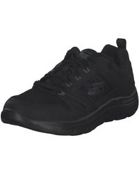 Skechers - Summits - New World, Men's Sneaker, Black Leather/pu/mesh/black Trim, 9 Uk (43 Eu) - Lyst