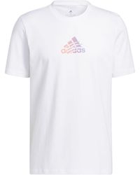 adidas - H54656 M Power Logo T T-Shirt Uomo White Taglia L - Lyst