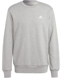 adidas - Essentials French Terry Embroidered Small Logo Sweatshirt - Lyst