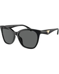 Emporio Armani - Ea4222u Universal Fit Butterfly Sunglasses - Lyst