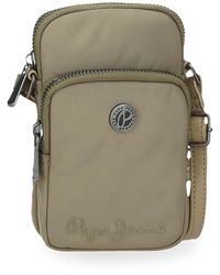 Pepe Jeans - Corin Messenger Bag Mobile Phone Case Green 11x17.5x4cm Polyester And Pu By Joumma Bags - Lyst