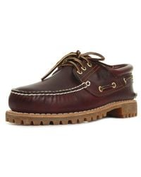 Timberland - 3 Eye Classic Lug Outsole (Wide Fit), Scarpe da Barca Uomo - Lyst