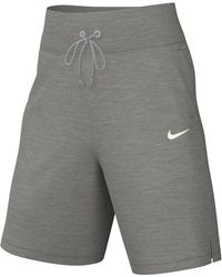 Nike - Dq5717-063 W Nsw Phnx Flc Hr Shrt Baller Shorts Dk Grey Heather/sail Maat Xs - Lyst