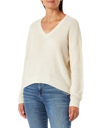 Vero Moda - Bestseller A/s Vmleanna Ls V-neck Short Jumper Ga Boo Sweater - Lyst