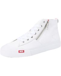 DIESEL - _Athos S-Athos Zip Sneakers_Shoes_Weiß_41 EU - Lyst