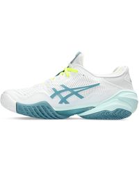 Asics - Court Ff 3 S Tennis Shoes White/s Sea 6.5 - Lyst