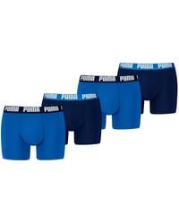 PUMA - Lot de 4 boxers pour homme - Lyst