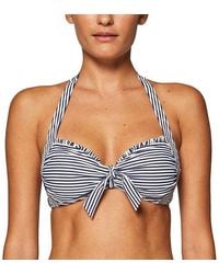 Esprit - Bikinioberteil CLEARWATER BEACH padded halterne Blau - Lyst