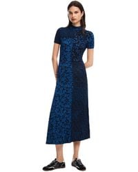 Desigual - Robe en Tricot à ches Courtes pour - Lyst