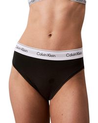 Calvin Klein - Culotte High Waist avec Ceinture Emblématique - Lyst