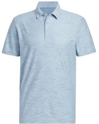 adidas - Textured Jacquard Golf Polo Shirt - Lyst